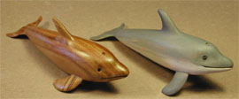 Dolphins made in class during Carving Cruise